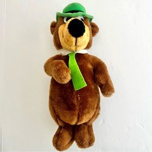 Yogi Bear Mighty Star Stuffed Plush Hanna Barbera Vintage 1980 Rare!